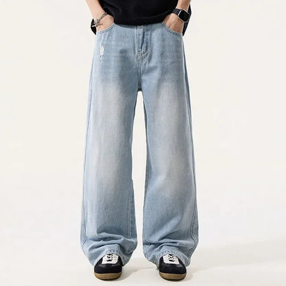 Light Wash Wide Leg Jeans