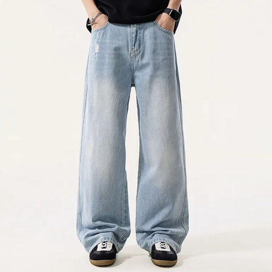 Light Wash Wide Leg Jeans
