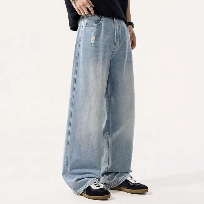 Light Wash Wide Leg Jeans