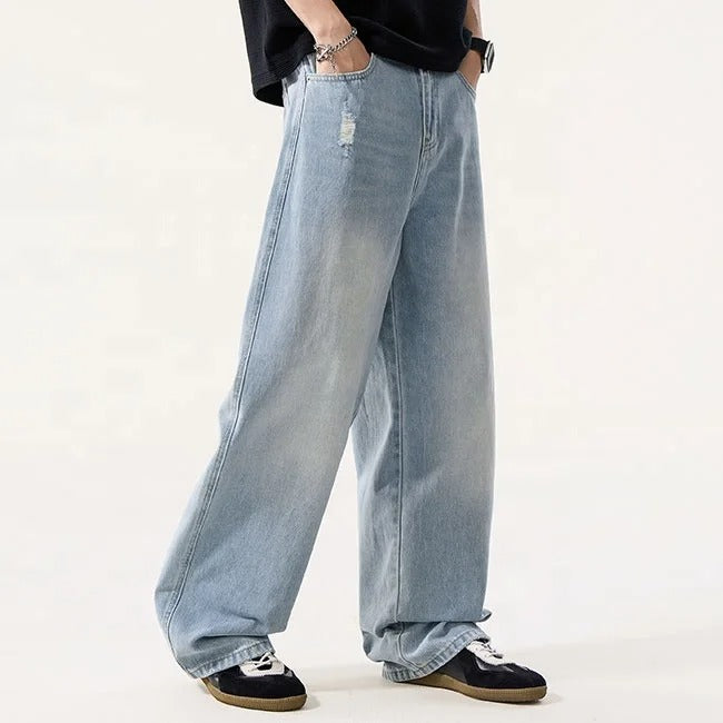Light Wash Wide Leg Jeans