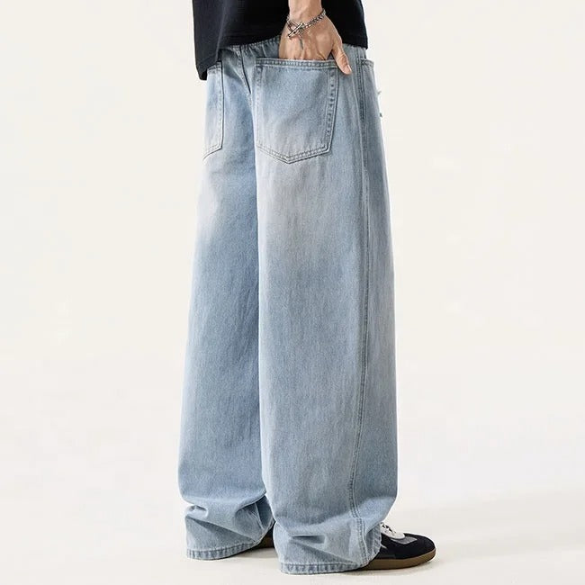 Light Wash Wide Leg Jeans